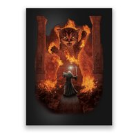Balrog Cat You Shall Not Pass Wizard Monster Fight Poster