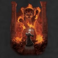 Balrog Cat You Shall Not Pass Wizard Monster Fight 25L Jumbo Tote