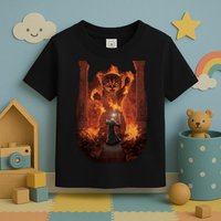 Balrog Cat You Shall Not Pass Wizard Monster Fight Toddler T-Shirt