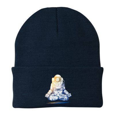 Bitcoin Cryptocurrency Yoga Astronaut Beanie