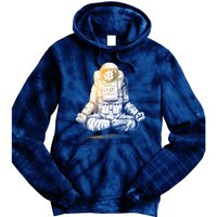 Bitcoin Cryptocurrency Yoga Astronaut Tie Dye Hoodie