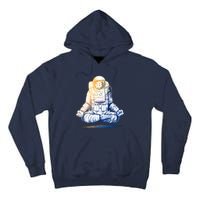 Bitcoin Cryptocurrency Yoga Astronaut Tall Hoodie