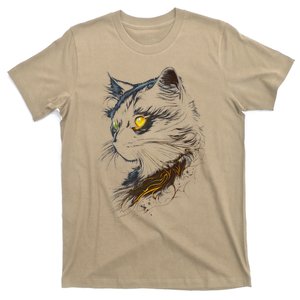 Black Cat Yellow Eyes Graphic S (1) T-Shirt