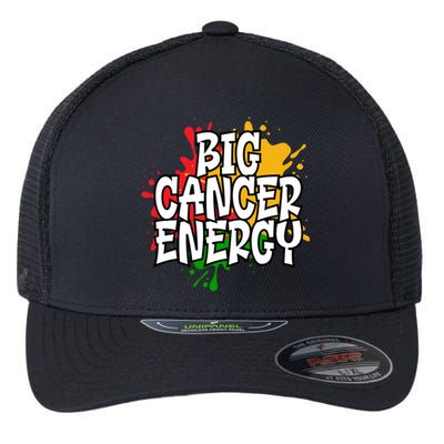 Big Cancer Zodiac Energy Gift Flexfit Unipanel Trucker Cap