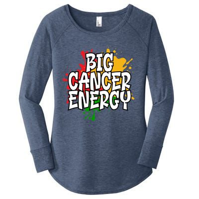 Big Cancer Zodiac Energy Gift Women's Perfect Tri Tunic Long Sleeve Shirt