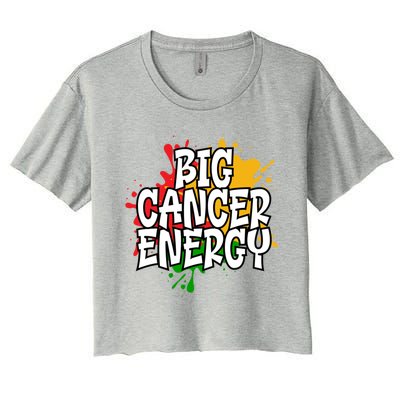 Big Cancer Zodiac Energy Gift Women's Crop Top Tee