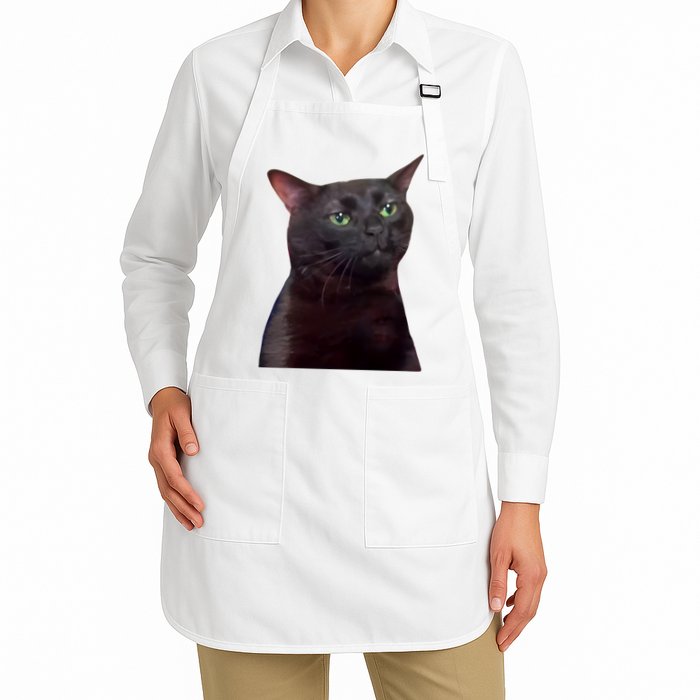 Black Cat Zoning Out Apron