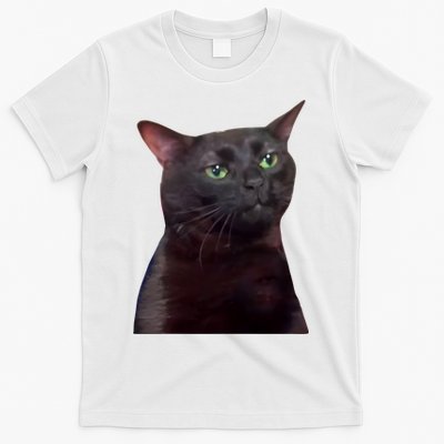 Black Cat Zoning Out T-Shirt