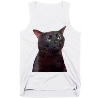 Black Cat Zoning Out Tank Top