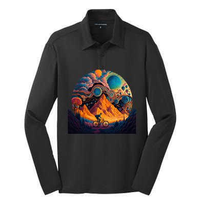 Bicycle Day 1943 Silk Touch Performance Long Sleeve Polo