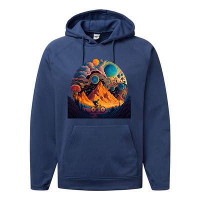 Bicycle Day 1943 Performance Fleece Hoodie