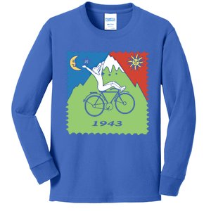 Bicycle Day 1943 Lsd Acid Hofn Trip Meaningful Gift Meaningful Gift Kids Long Sleeve Shirt