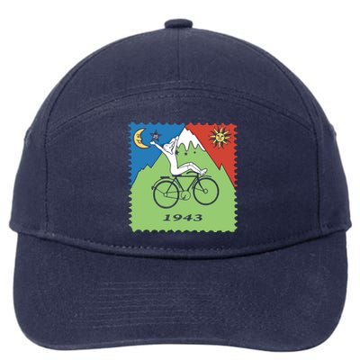 Bicycle Day 1943 Lsd Acid Hofn Trip Meaningful Gift Meaningful Gift 7-Panel Snapback Hat