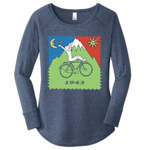 Bicycle Day 1943 Lsd Acid Hofn Trip Meaningful Gift Meaningful Gift Women's Perfect Tri Tunic Long Sleeve Shirt