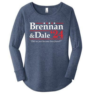 Brennan & Dale 2024 Funny Election Women's Perfect Tri Tunic Long Sleeve Shirt