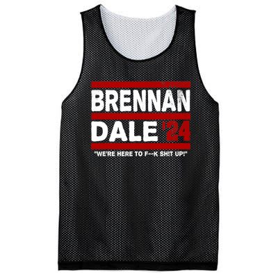 Brennan & Dale 2024 Funny Election & Politics Mesh Reversible Basketball Jersey Tank