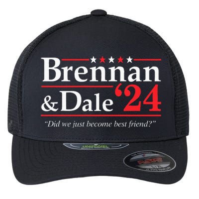 Brennan Dale 2024 Funny Vintage Political Fan Gift Men Women Flexfit Unipanel Trucker Cap