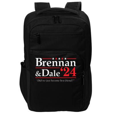 Brennan Dale 2024 Funny Vintage Political Fan Gift Men Women Impact Tech Backpack