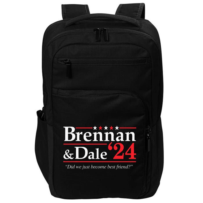 Brennan Dale 2024 Funny Vintage Political Fan Gift Men Women Impact Tech Backpack