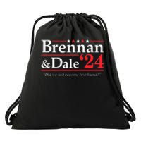 Brennan Dale 2024 Funny Vintage Political Fan Gift Men Women Drawstring Bag