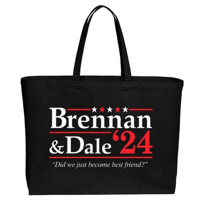 Brennan Dale 2024 Funny Vintage Political Fan Gift Men Women Cotton Canvas Jumbo Tote