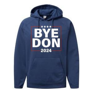 Bye Don 2024 Joe Biden Resigns Performance Fleece Hoodie