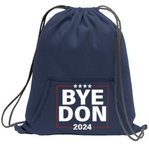 Bye Don 2024 Joe Biden Resigns Sweatshirt Cinch Pack Bag