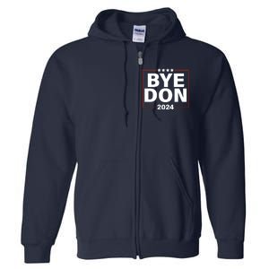 Bye Don 2024 Joe Biden Resigns Full Zip Hoodie