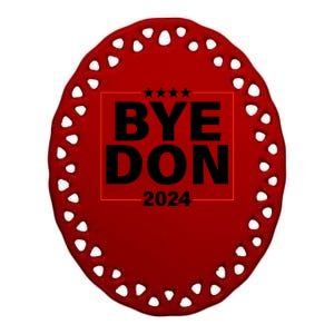 Bye Don 2024 Joe Biden Resigns Ceramic Oval Ornament