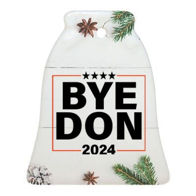 Bye Don 2024 Joe Biden Resigns Ceramic Bell Ornament