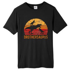 Brother Dinosaur 3 Funny Big Little Brothersaurus Gift Tall Fusion ChromaSoft Performance T-Shirt