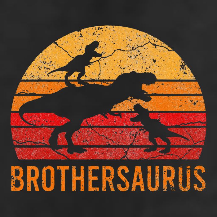 Brother Dinosaur 3 Funny Big Little Brothersaurus Gift 25L Jumbo Tote