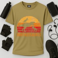 Brother Dinosaur 3 Funny Big Little Brothersaurus Gift Cooling Performance Crew T-Shirt