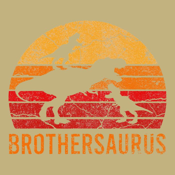 Brother Dinosaur 3 Funny Big Little Brothersaurus Gift Cooling Performance Crew T-Shirt