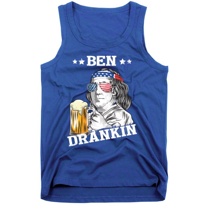 Ben Drankin 4th Of July Funny American Gift Tank Top