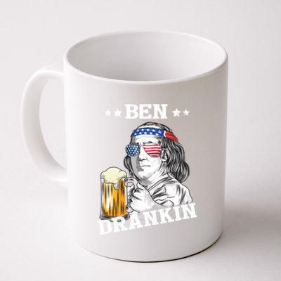 Ben Drankin 4th Of July Funny American Gift Coffee Mug