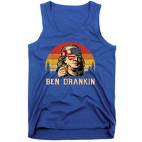 Ben Drankin 4th Of July Funny Vintage Retro Patriotic Gift Tank Top