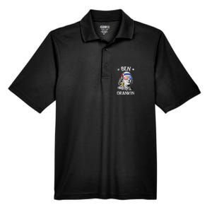 Ben Drankin 4th Of July Benjamin Franklin Usa Flag Men's Origin Performance Pique Polo