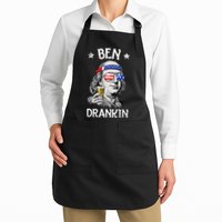 Ben Drankin 4th Of July Benjamin Franklin Usa Flag Apron