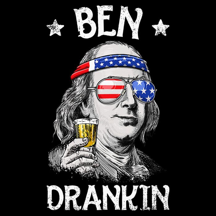 Ben Drankin 4th Of July Benjamin Franklin Usa Flag 16 in Basic Backpack