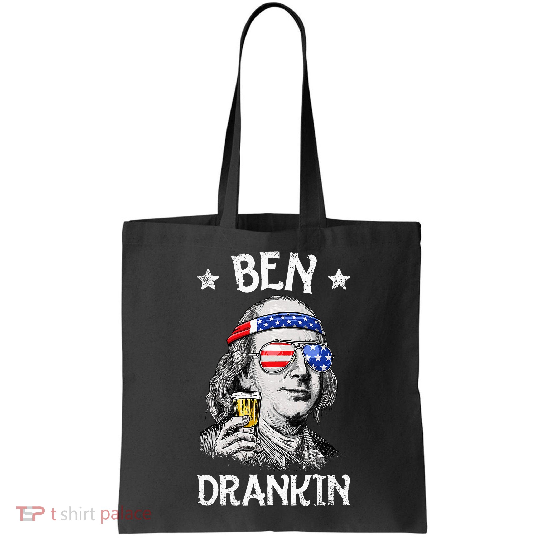 Ben Drankin 4th Of July Benjamin Franklin Usa Flag Bag