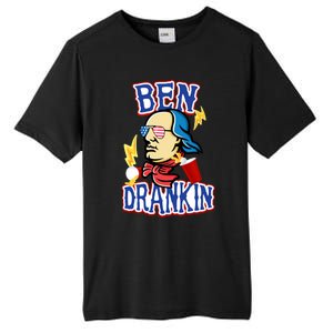 Ben Drankin 4th Of July Funny Beer Ing Beer Pong Top Funny Gift Tall Fusion ChromaSoft Performance T-Shirt