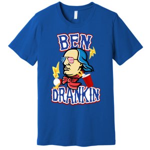 Ben Drankin 4th Of July Funny Beer Ing Beer Pong Top Funny Gift Premium T-Shirt