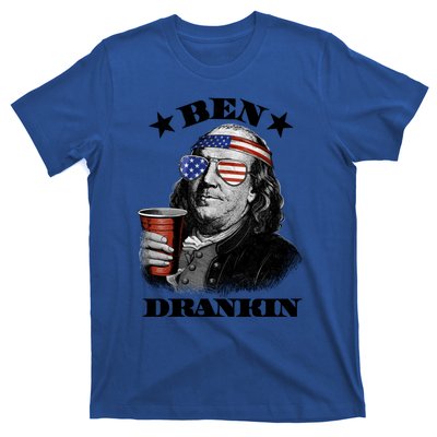 Ben Drankin 4th Of July Funny Usa Franklin Ing Gift T-Shirt