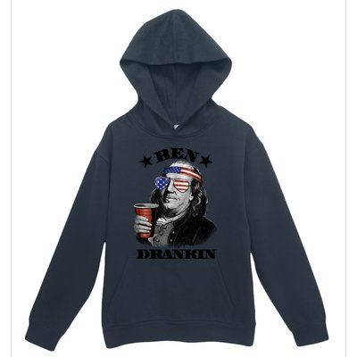 Ben Drankin 4th Of July Funny Usa Franklin Ing Gift Urban Pullover Hoodie