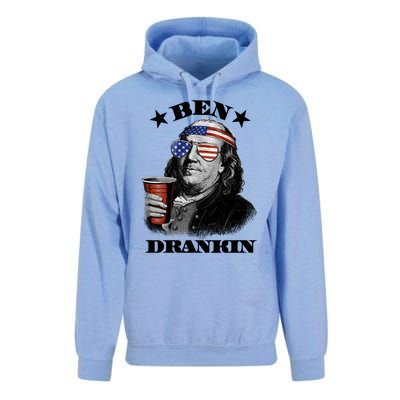 Ben Drankin 4th Of July Funny Usa Franklin Ing Gift Unisex Surf Hoodie