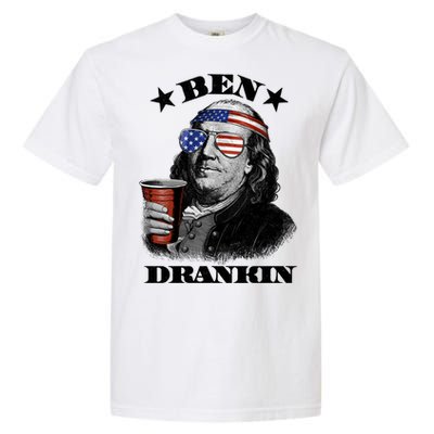 Ben Drankin 4th Of July Funny Usa Franklin Ing Gift Garment-Dyed Heavyweight T-Shirt