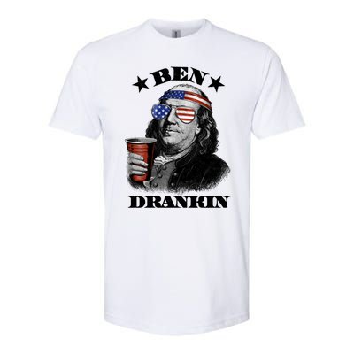 Ben Drankin 4th Of July Funny Usa Franklin Ing Gift Softstyle CVC T-Shirt