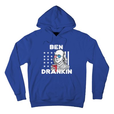 Ben Drankin 4th Of July Patriotic Funny Benjamin Franklin Meaningful Gift Hoodie