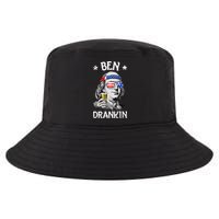 Ben Drankin 4th of July Benjamin Franklin Wo USA Flag Cool Comfort Performance Bucket Hat